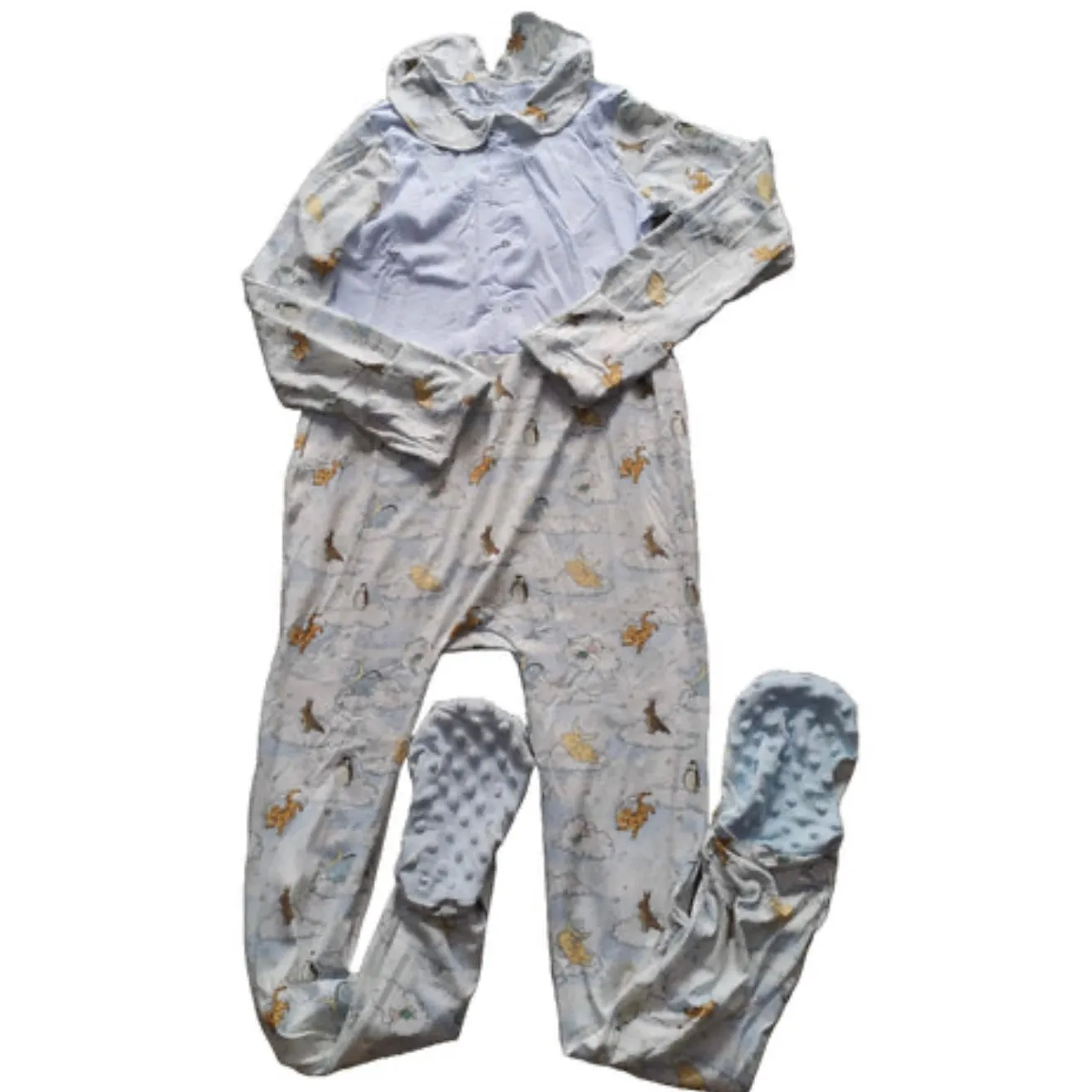 1pc Sleep 'N Play Little Bear Footed Pajamas