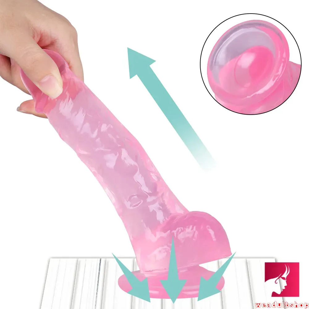 7.28in Realistic Dildo Flexible Penis With Textured Shaft Sextoy