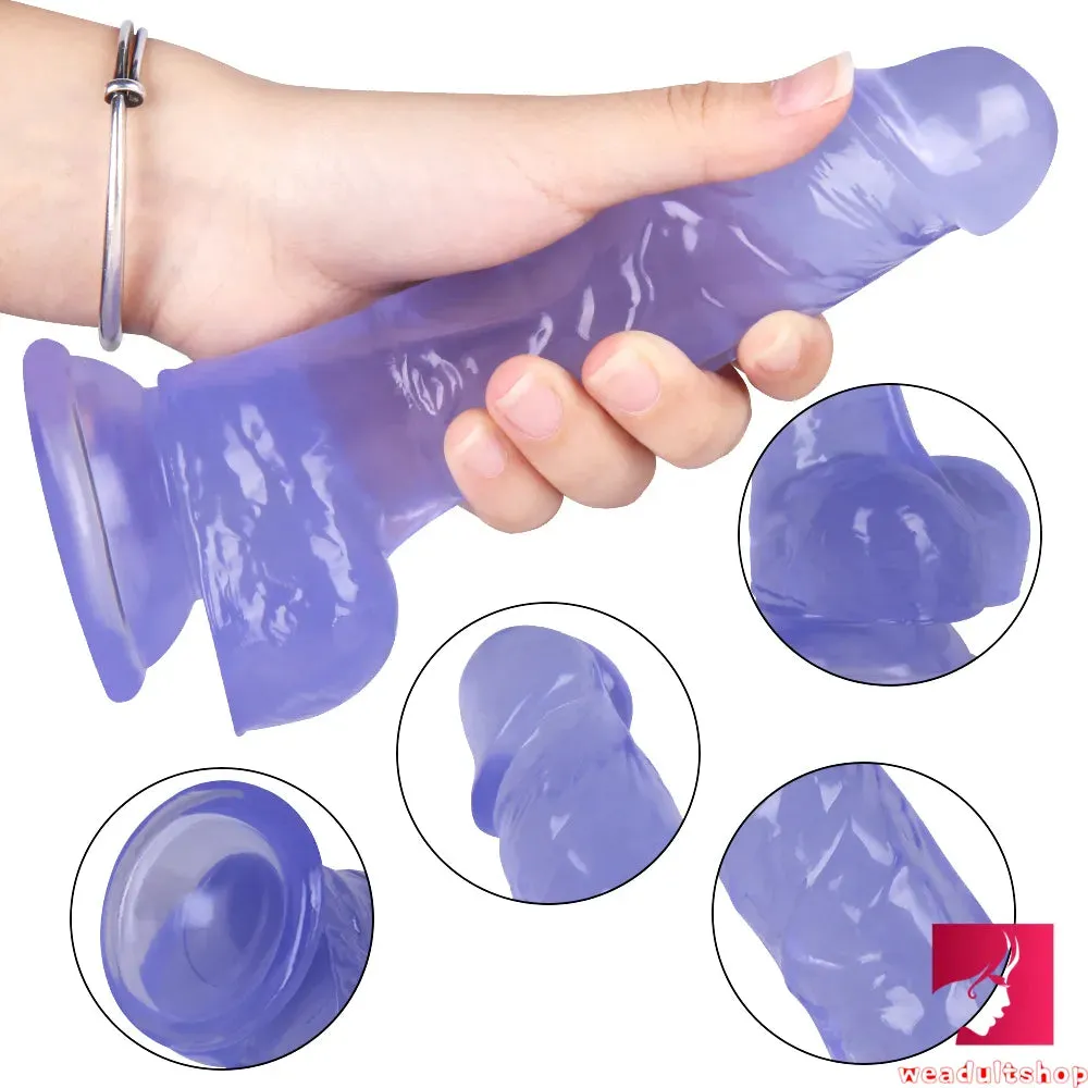7.28in Realistic Dildo Flexible Penis With Textured Shaft Sextoy