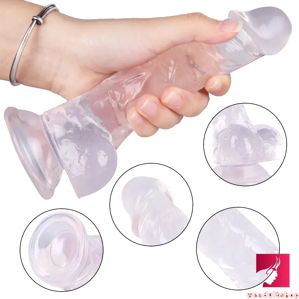 7.28in Realistic Dildo Flexible Penis With Textured Shaft Sextoy