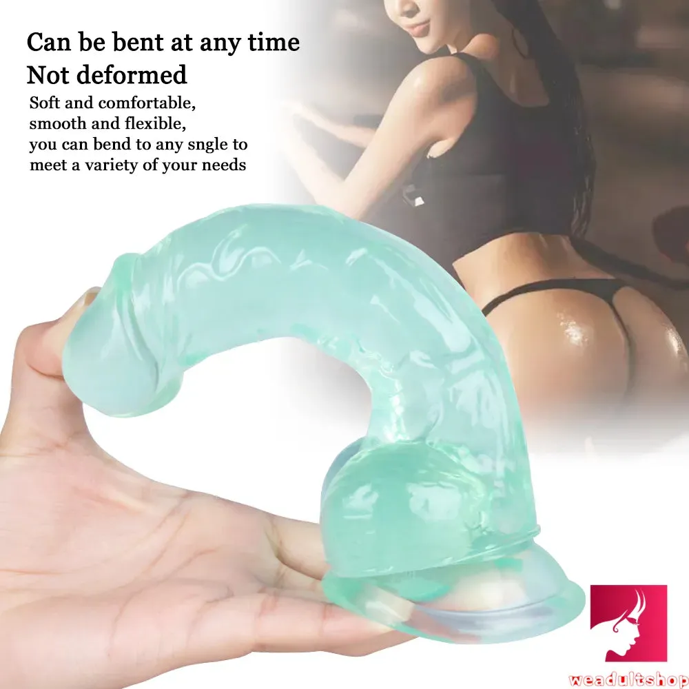 7.28in Realistic Dildo Flexible Penis With Textured Shaft Sextoy