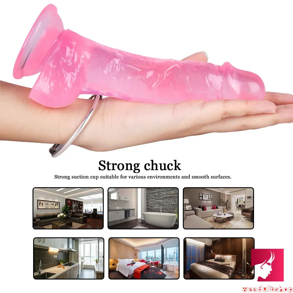7.28in Realistic Dildo Flexible Penis With Textured Shaft Sextoy