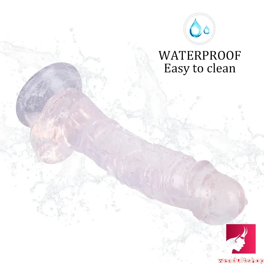 7.28in Realistic Dildo Flexible Penis With Textured Shaft Sextoy