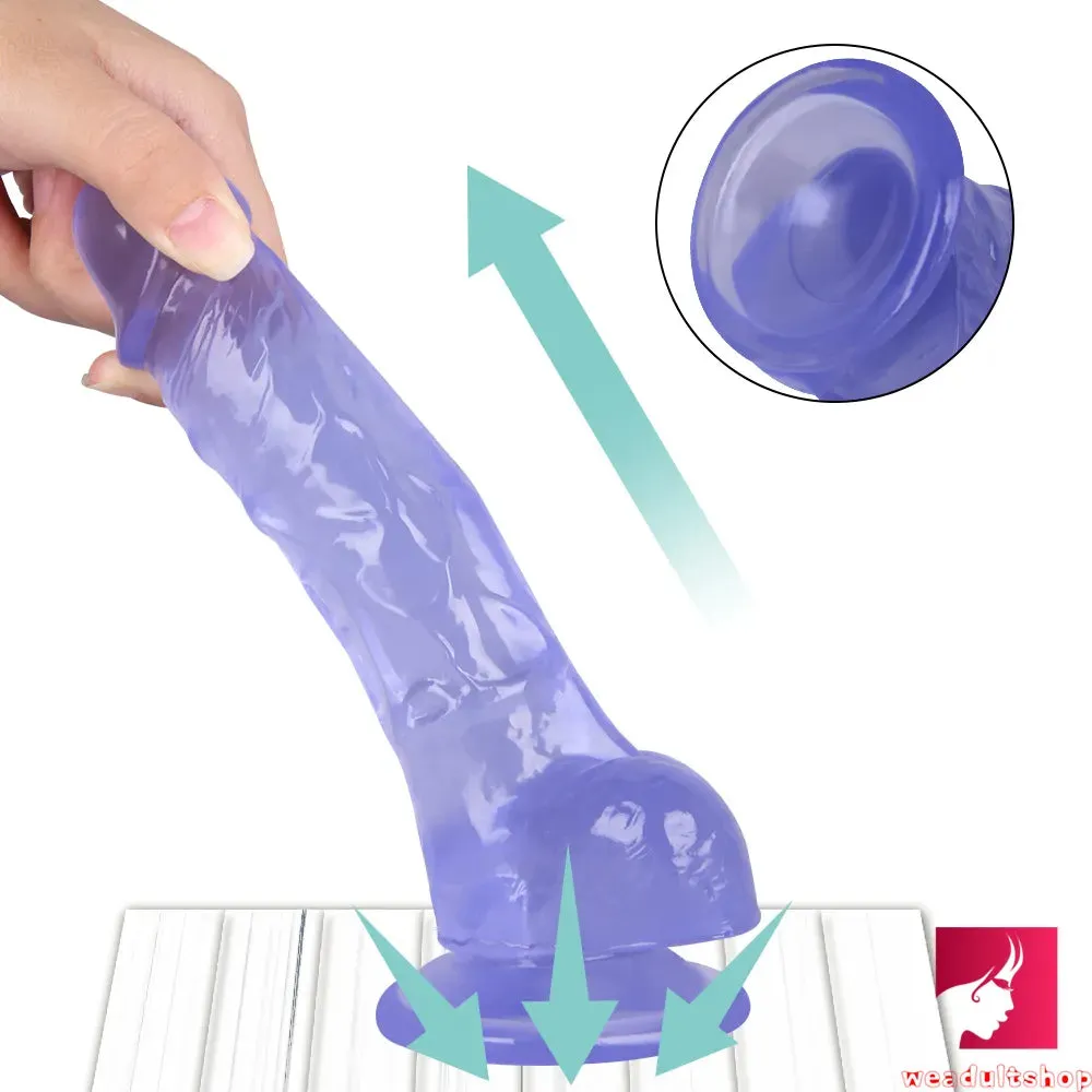7.28in Realistic Dildo Flexible Penis With Textured Shaft Sextoy