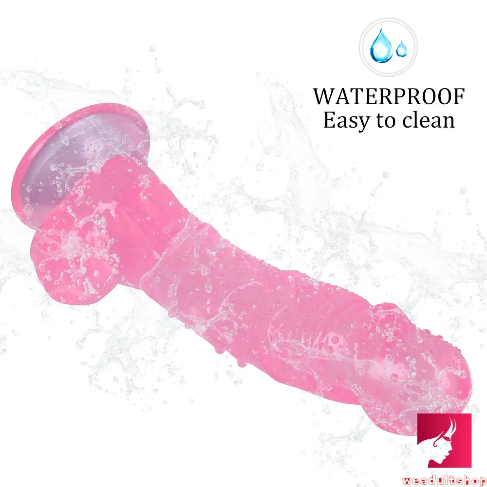 7.28in Realistic Dildo Flexible Penis With Textured Shaft Sextoy