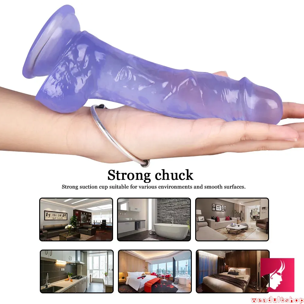 7.28in Realistic Dildo Flexible Penis With Textured Shaft Sextoy