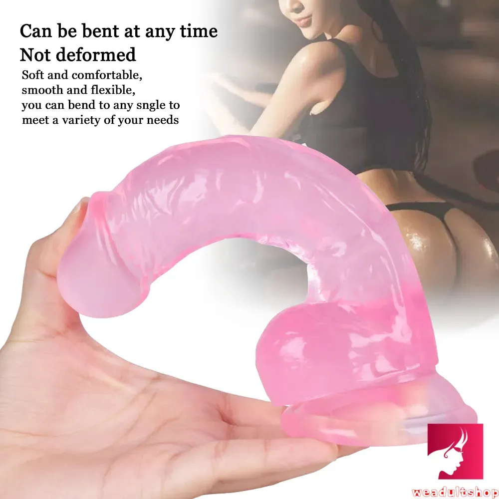 7.28in Realistic Dildo Flexible Penis With Textured Shaft Sextoy