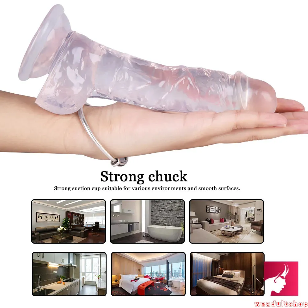 7.28in Realistic Dildo Flexible Penis With Textured Shaft Sextoy