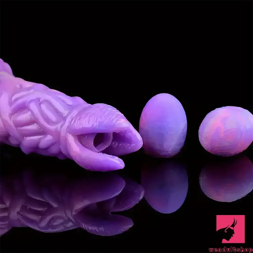 7.99in Luminous Ovipositor Silicone Dildo For Anal Vaginal Orgasm