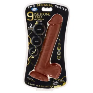 9 Silicone Pro Odorless Dong - Brown
