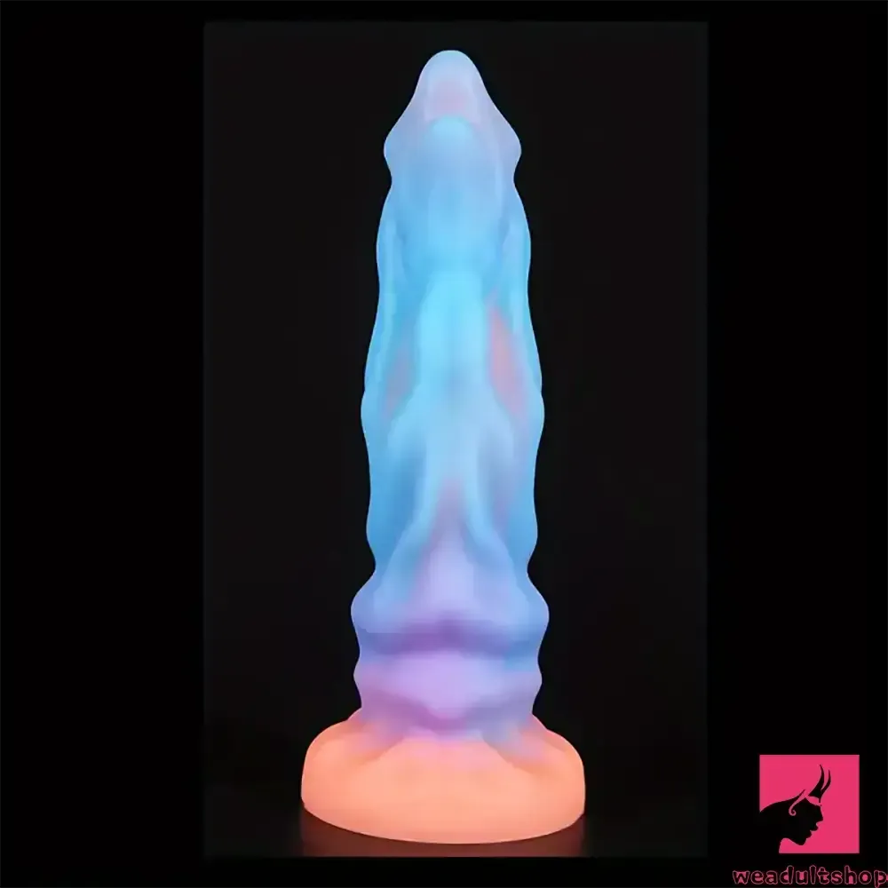 9.45in Silicone Soft Big Luminous Monster Dildo For Anus Stimulator