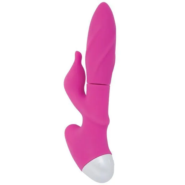 Adam & Eve - Eve's Spinner Silicone Rabbit Vibrator (Pink)