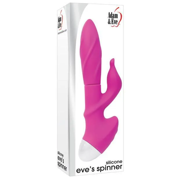 Adam & Eve - Eve's Spinner Silicone Rabbit Vibrator (Pink)