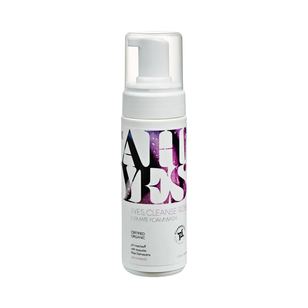 AH! YES CLEANSE Rose Scented Intimate Foaming Wash 5.1oz