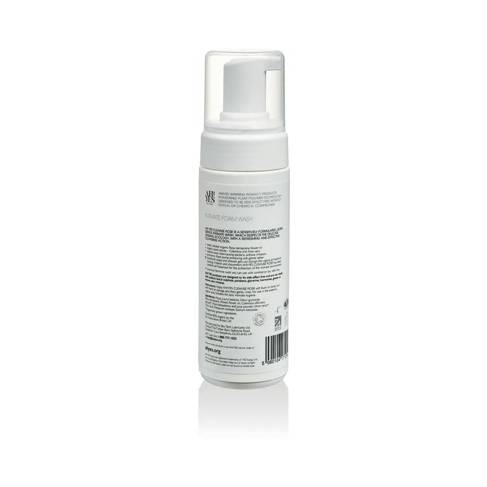 AH! YES CLEANSE Rose Scented Intimate Foaming Wash 5.1oz