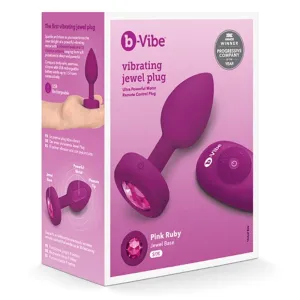 b-Vibe Vibrating Jewel Remote Control Plug