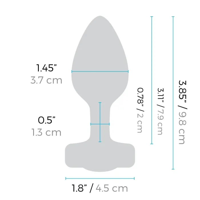 b-Vibe Vibrating Jewel Remote Control Plug