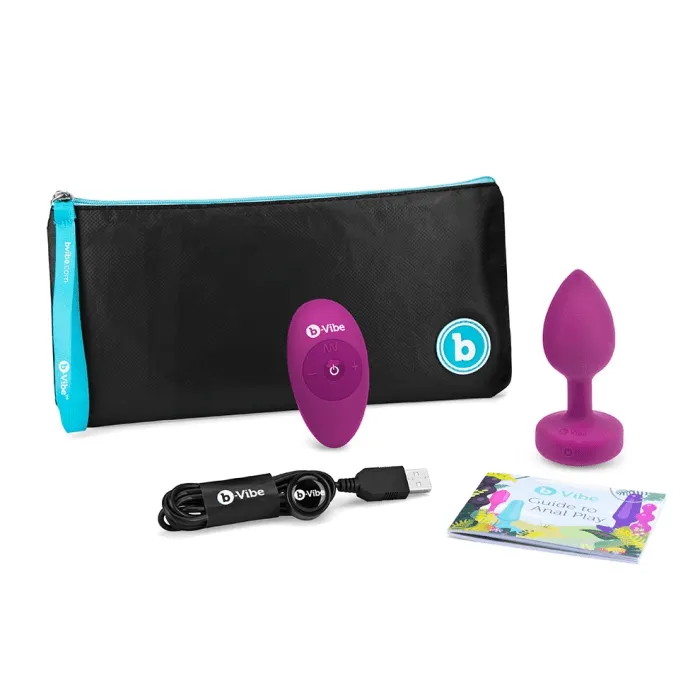 b-Vibe Vibrating Jewel Remote Control Plug