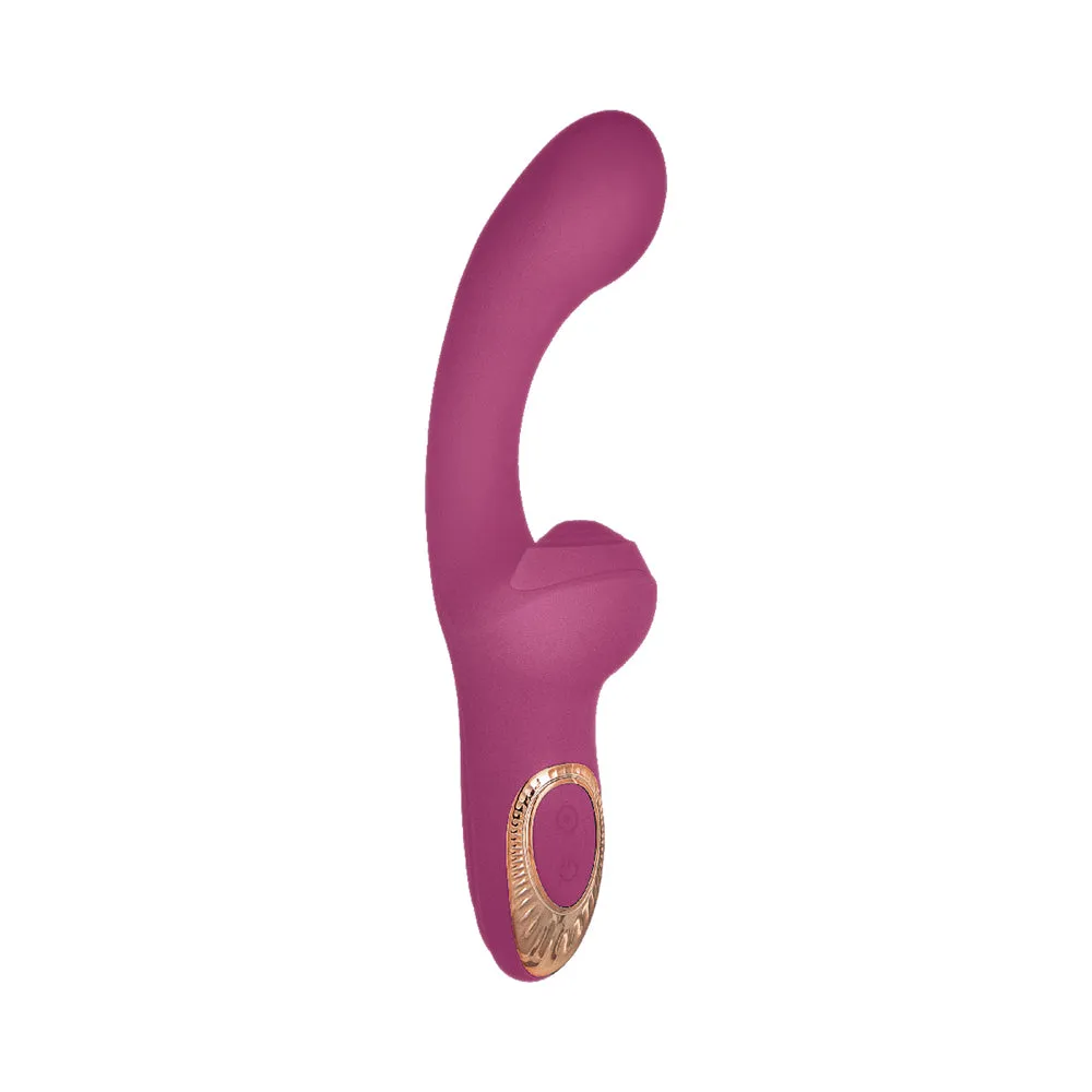 Blaze Heat-Up Thumper Massager Eggplant