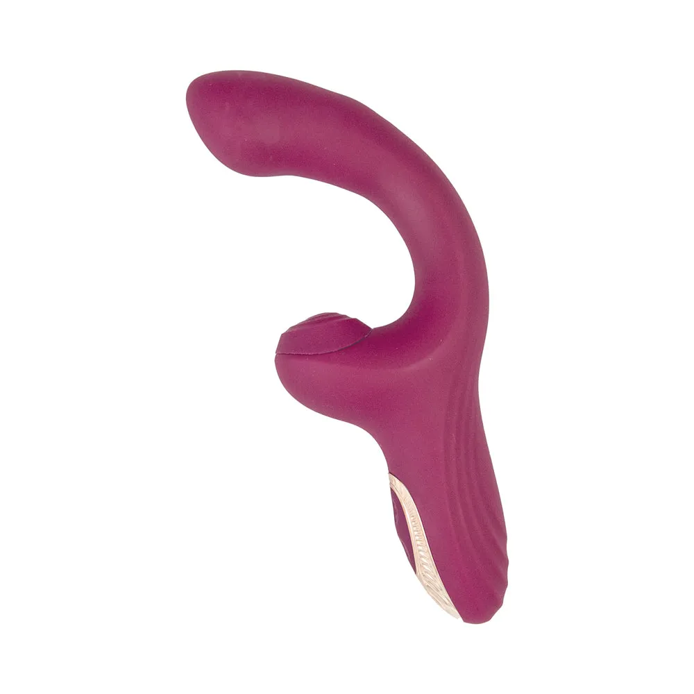 Blaze Heat-Up Thumper Massager Eggplant