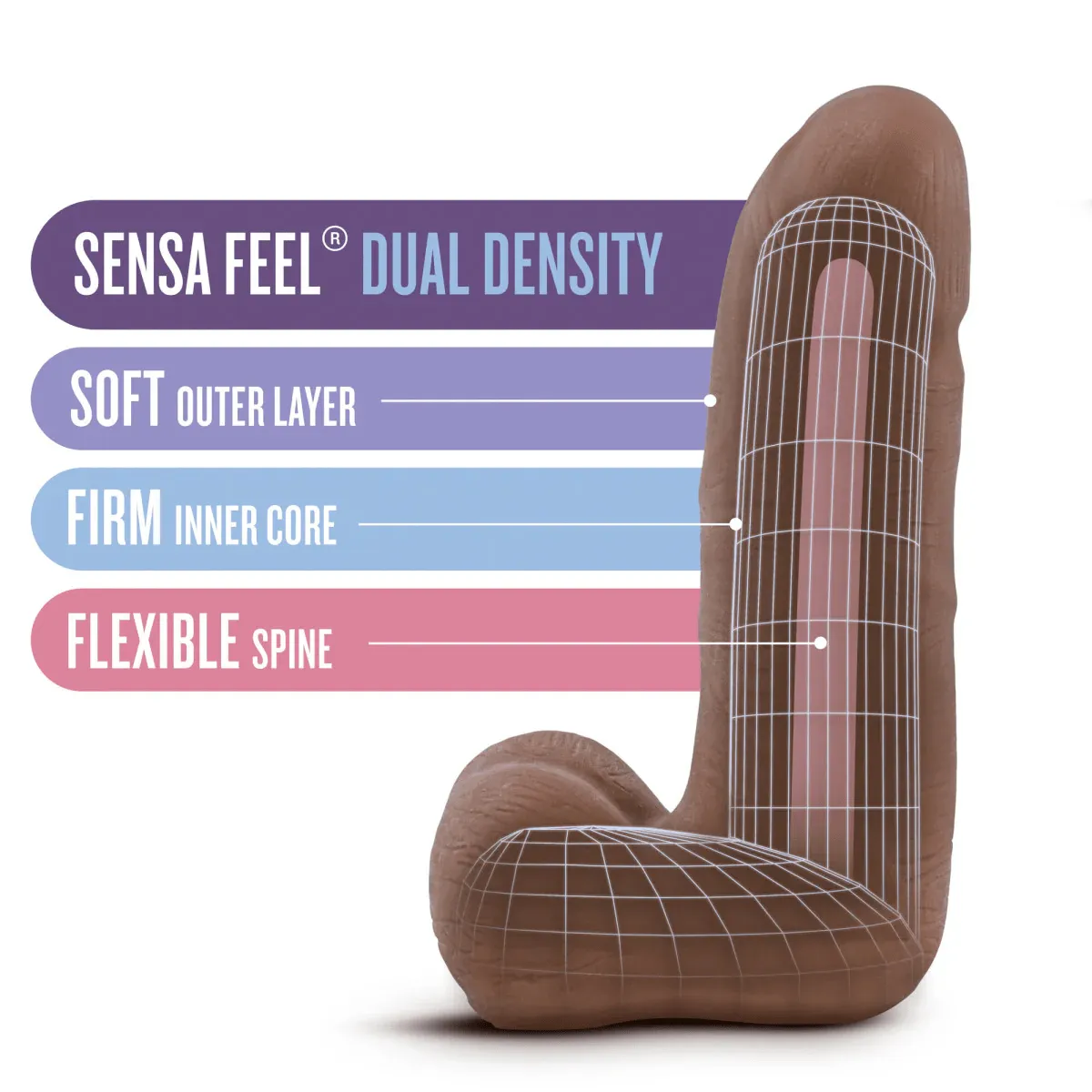 Blush Au Naturel Latin Carlito 5.5 Dildo