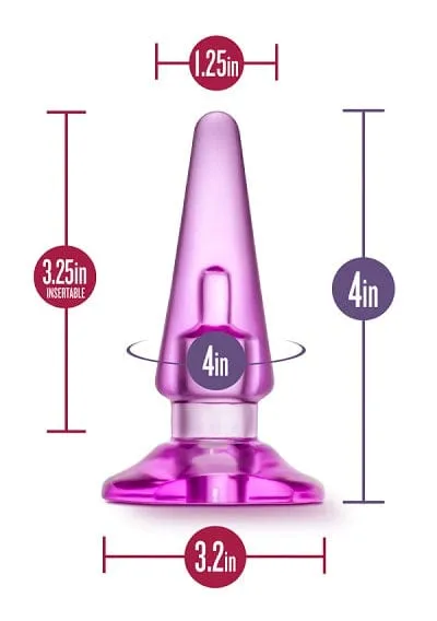 Blush B Yours Pink  Basic Anal Plug