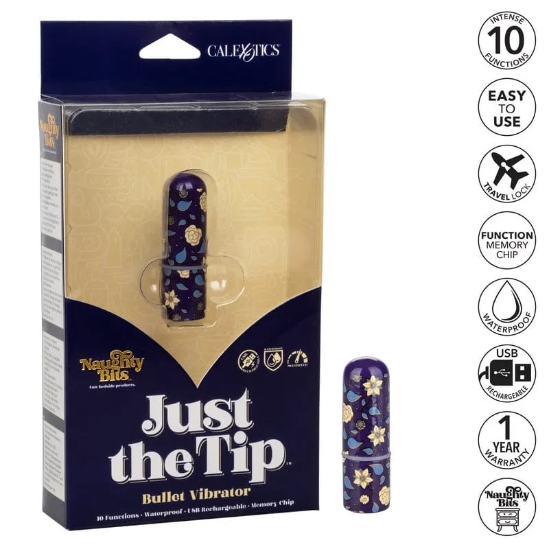 Calexotics Naughty Bits Just the Tip Bullet Vibe