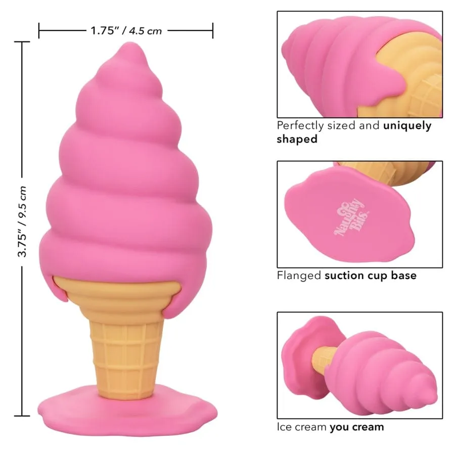 Calexotics Naughty Bits Yum Bum Ice Cream Cone Butt Plug