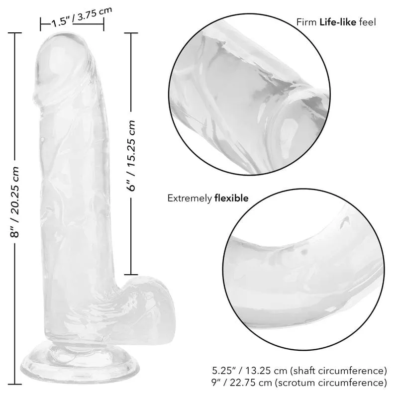 Calexotics Queen 6 Dildo Clear