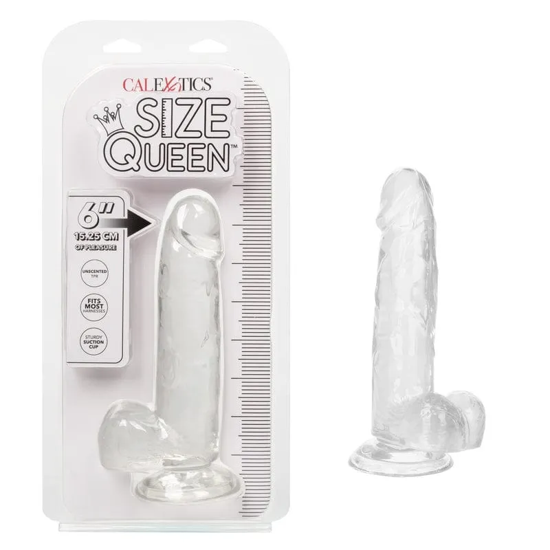 Calexotics Queen 6 Dildo Clear