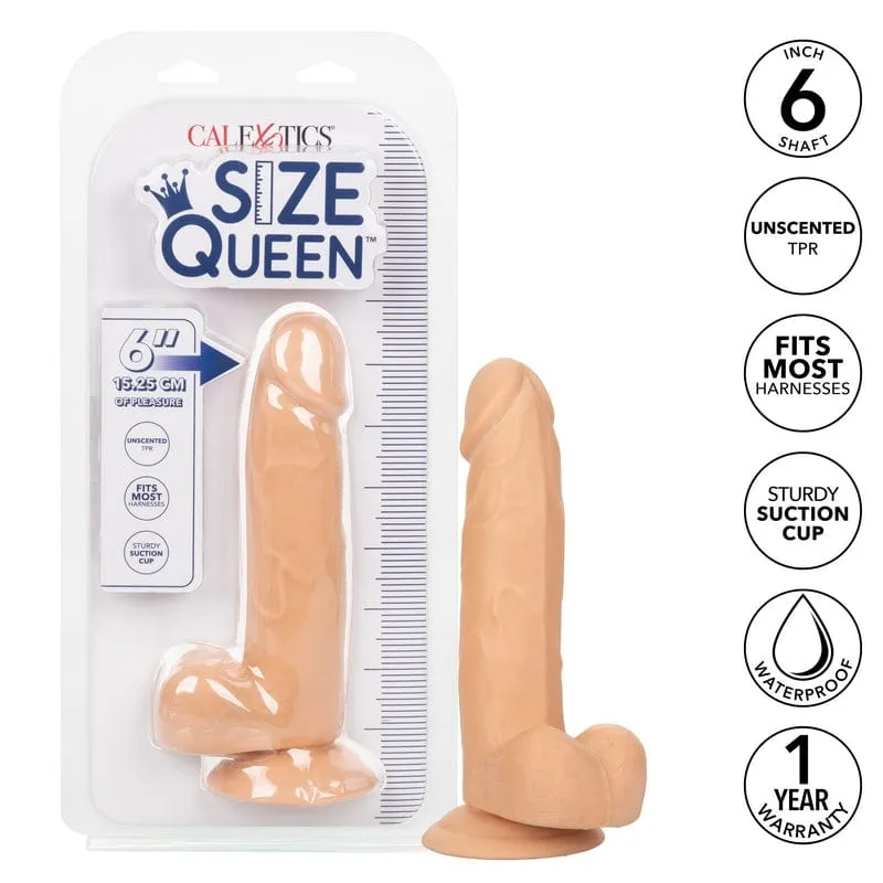 Calexotics Queen 6 Dildo Ivory