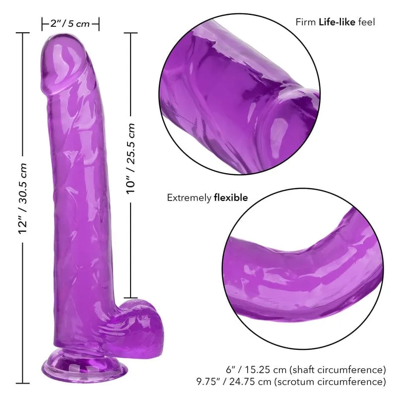 Calexotics Size Queen 10 Purple Dildo