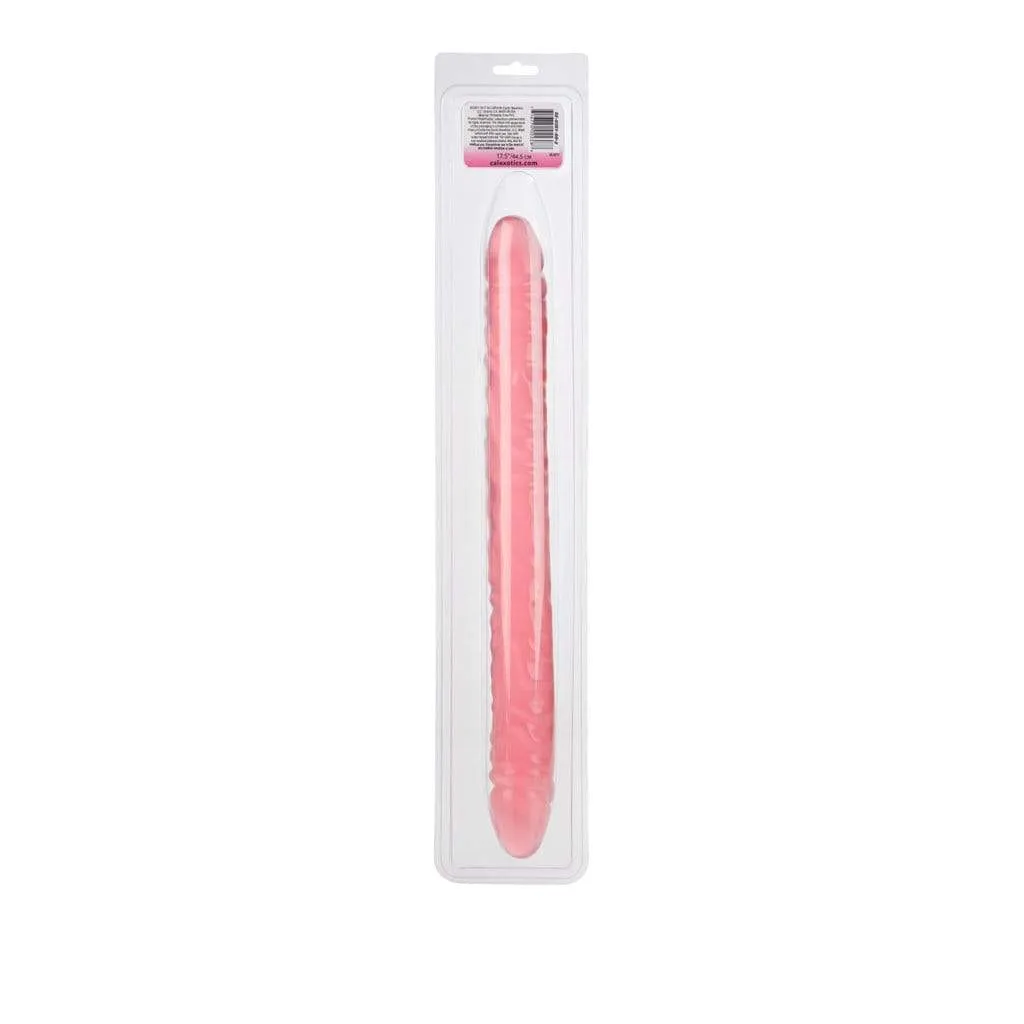 California Exotics - Translucence Veined Double Dong 17 (Pink)