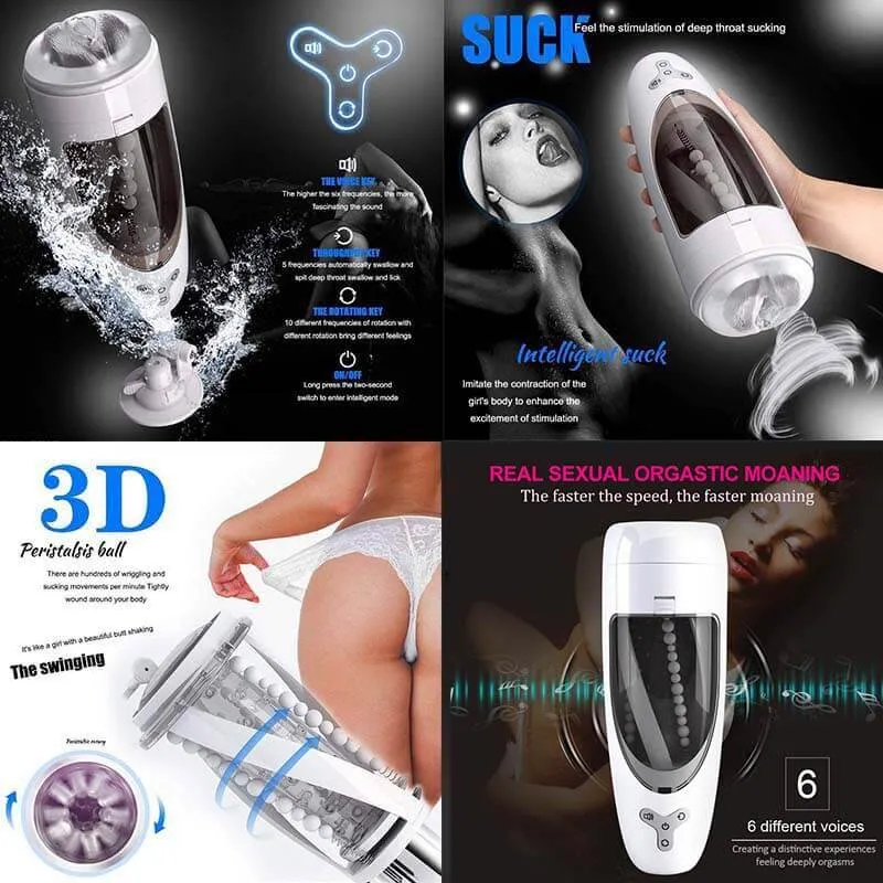 Clit Sucking Sex Toy Pussy Suction Automatic Penis Stroker