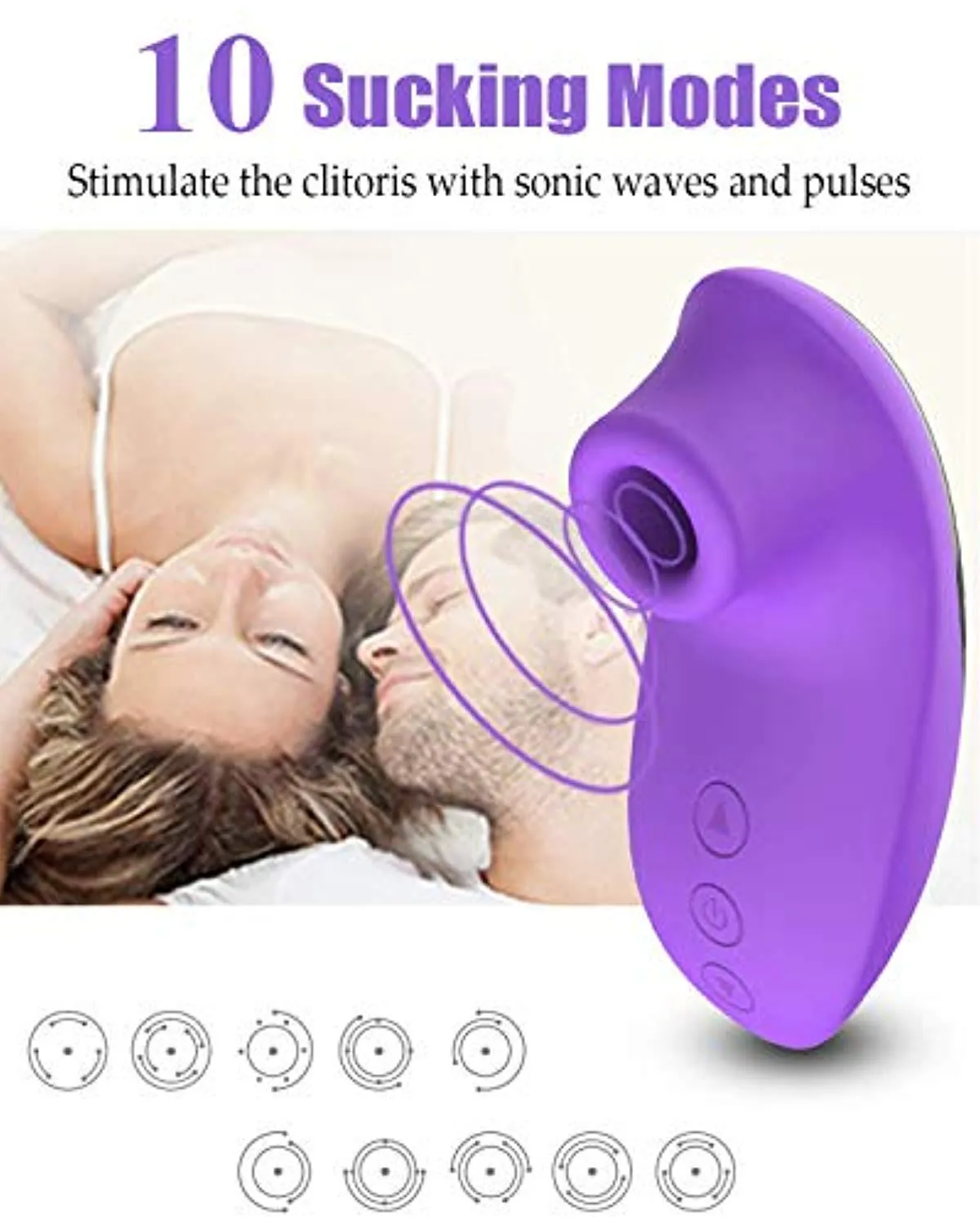 Clitoral Breast Sucking Vibrator Stimulation Couples Adult Toy