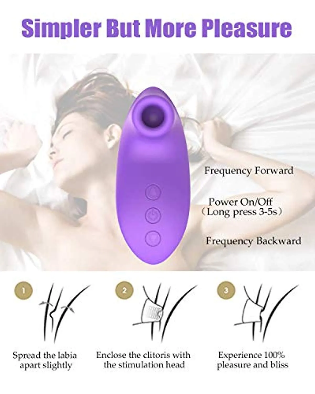 Clitoral Breast Sucking Vibrator Stimulation Couples Adult Toy