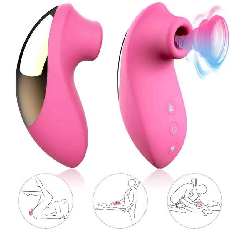 Clitoral Breast Sucking Vibrator Stimulation Couples Adult Toy