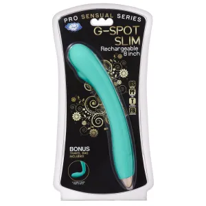 Cloud 9 Novelties G-Spot Slim 8 Inch Flexible Body Vibrator - Teal