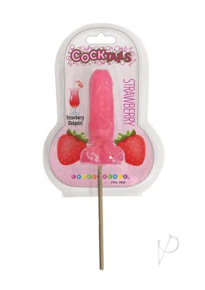 Cocktails 3d Lollipops Strawberry