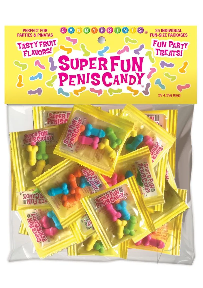 Cp Super Fun Penis Candy 25pc Bag