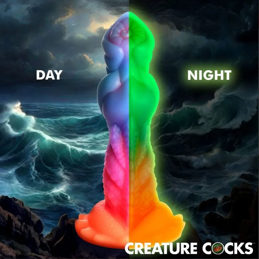 Creature Cocks Aqua-Cock Glow-In-The-Dark Silicone Dildo