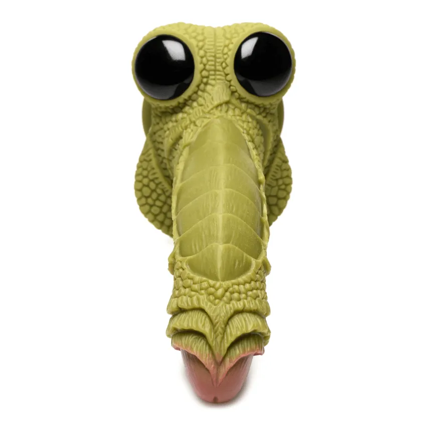 Creature Cocks Swamp Monster Green Scaly Silicone Dildo