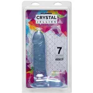 Doc Johnson Crystal Jellies 7 Ballsy Super Cock