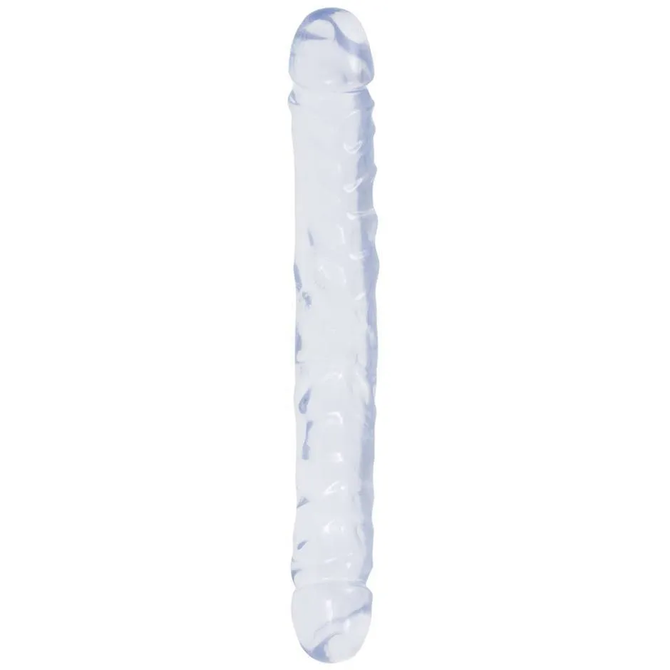 Doc Johnson - Crystal Jellies Jr. Double Dong 12 (Clear)