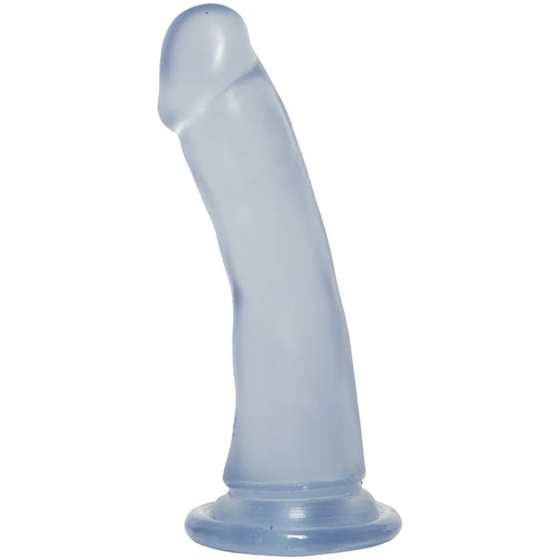 Doc Johnson Crystal Jellies Slim Dong 6.5 Dildo