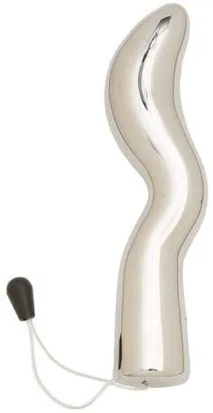 Doc Johnson Reflections Glass Wand Cool Silver