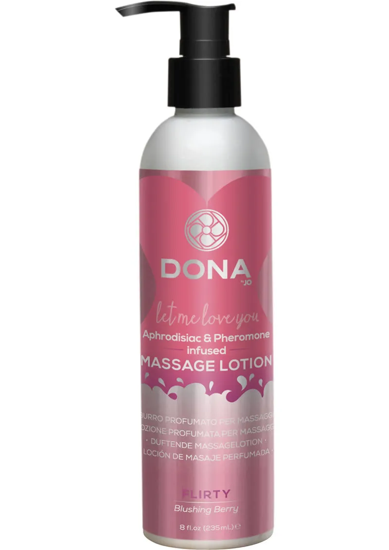 Dona Massage Lotion Blushing Berry 8oz