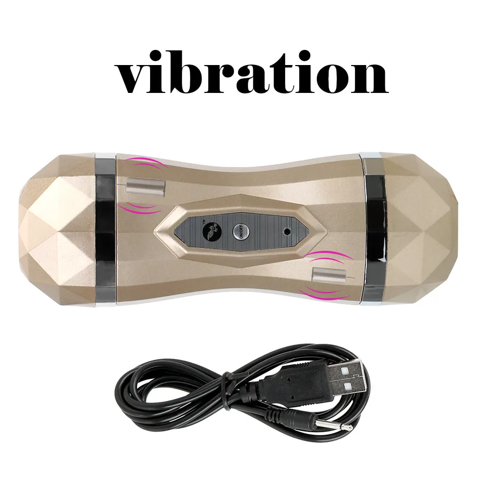 Double Heads Pocket Pussy And Mouth Sex Toy Men Masturbation Cup