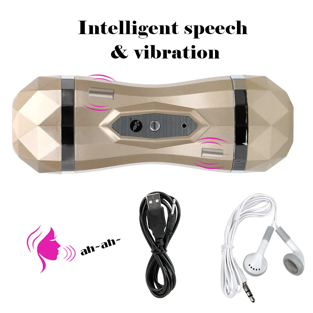 Double Heads Pocket Pussy And Mouth Sex Toy Men Masturbation Cup