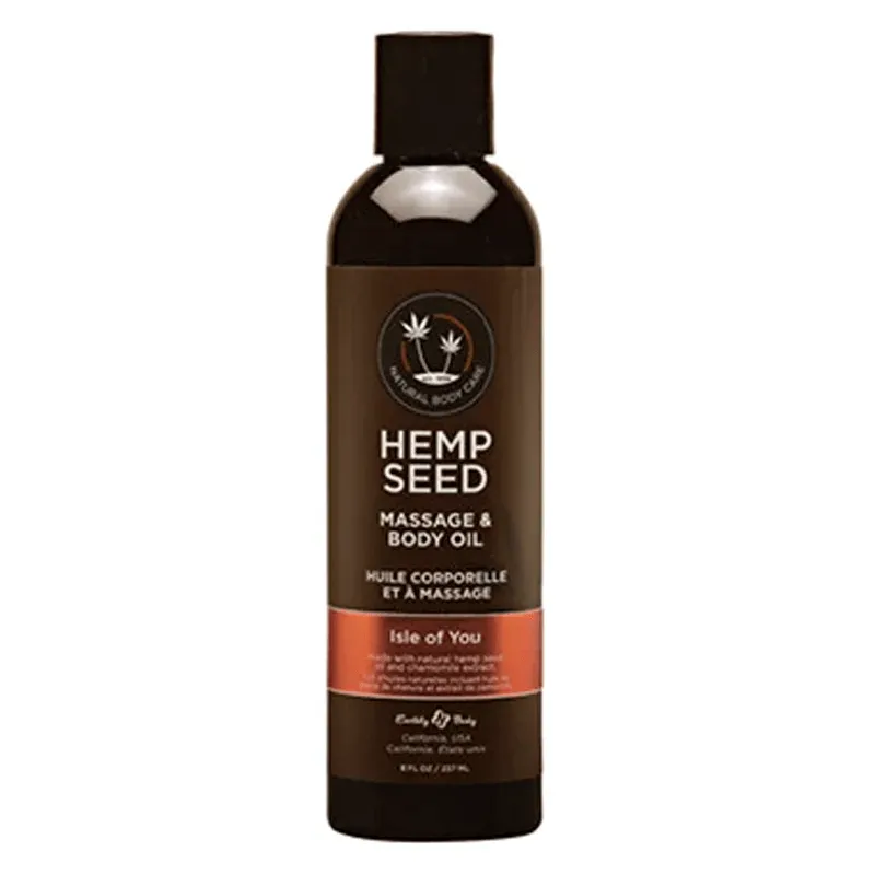Earthly Body Hemp Seed Massage Oil Isle Of You
